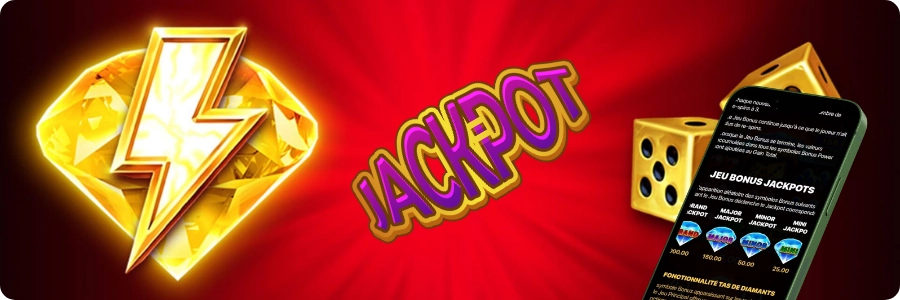 Jackpots dans le jeu Diamonds Power