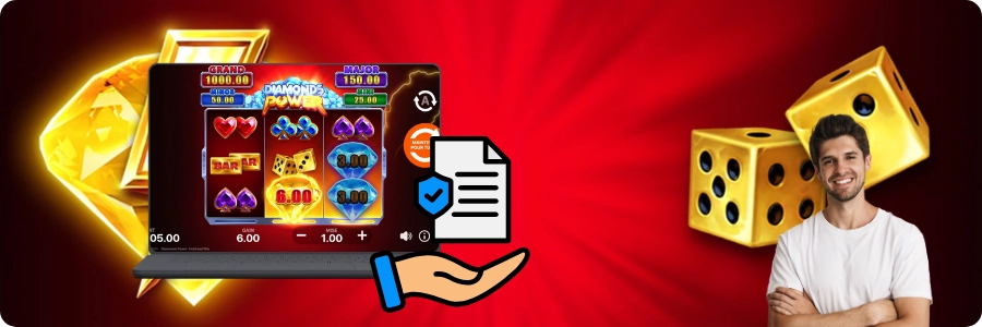 Jouez de manière responsable au jeu Diamonds Power